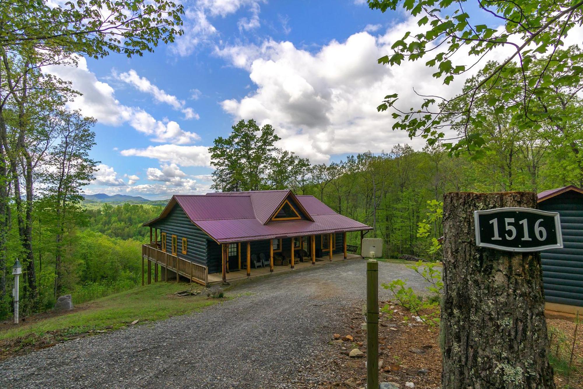 Mountain Crest Pet-Friendly Log Cabin With Mountain Views! Villa Marion Buitenkant foto